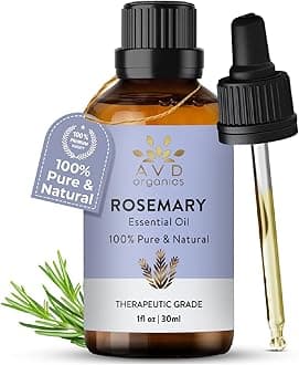 Rosemary Essential Oil for Hair Growth | 100% Pure and Natural Therapeutic Grade Hair Oil for Scalp Nourishment & Hairfall Control | 1 fl. Oz