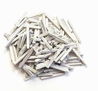 SSKR Natural White Crunchy Slate Pencils Tukda/Crumbs - 250 Grams