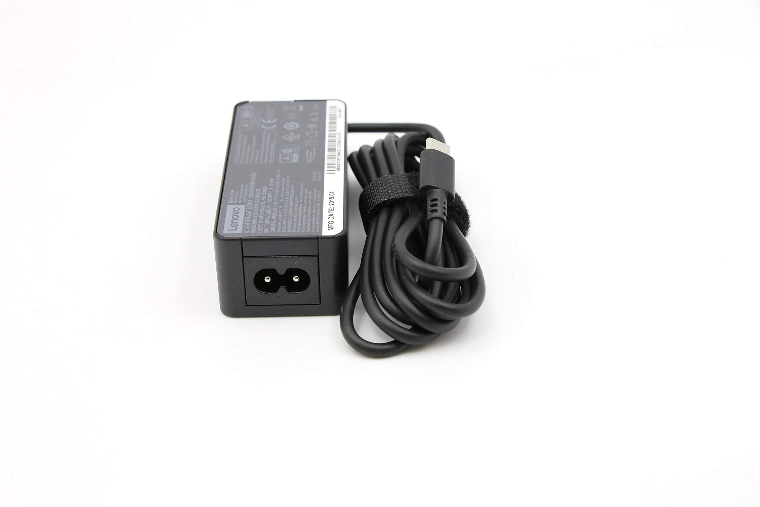 45 W USB-C AC Adapter, Black, for Thinkpad Laptop/Tablet 4X20M26252