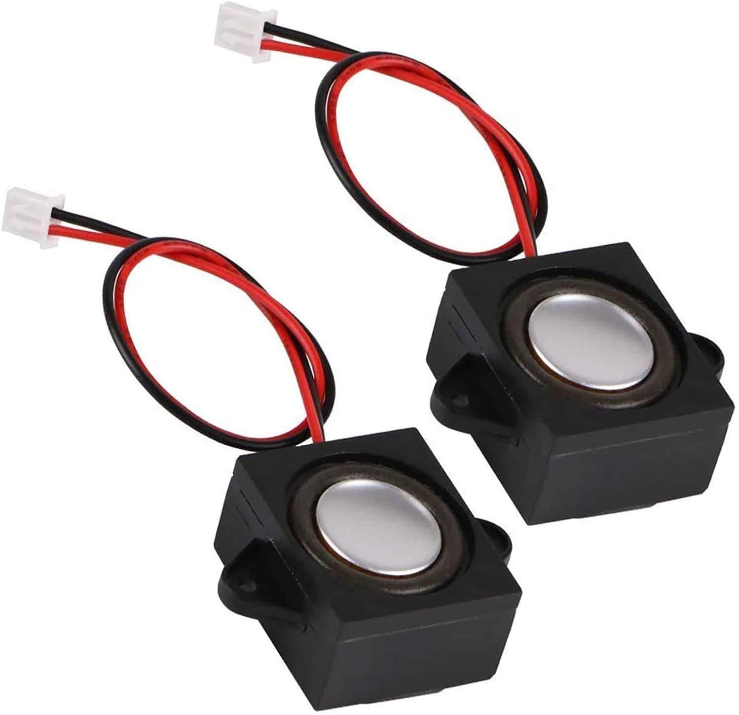 2PCS 4 Ohm 3 Watt Mini Speaker - Full-Range Portable Advertising Speaker with JST-PH2.0mm-2 pin Terminal