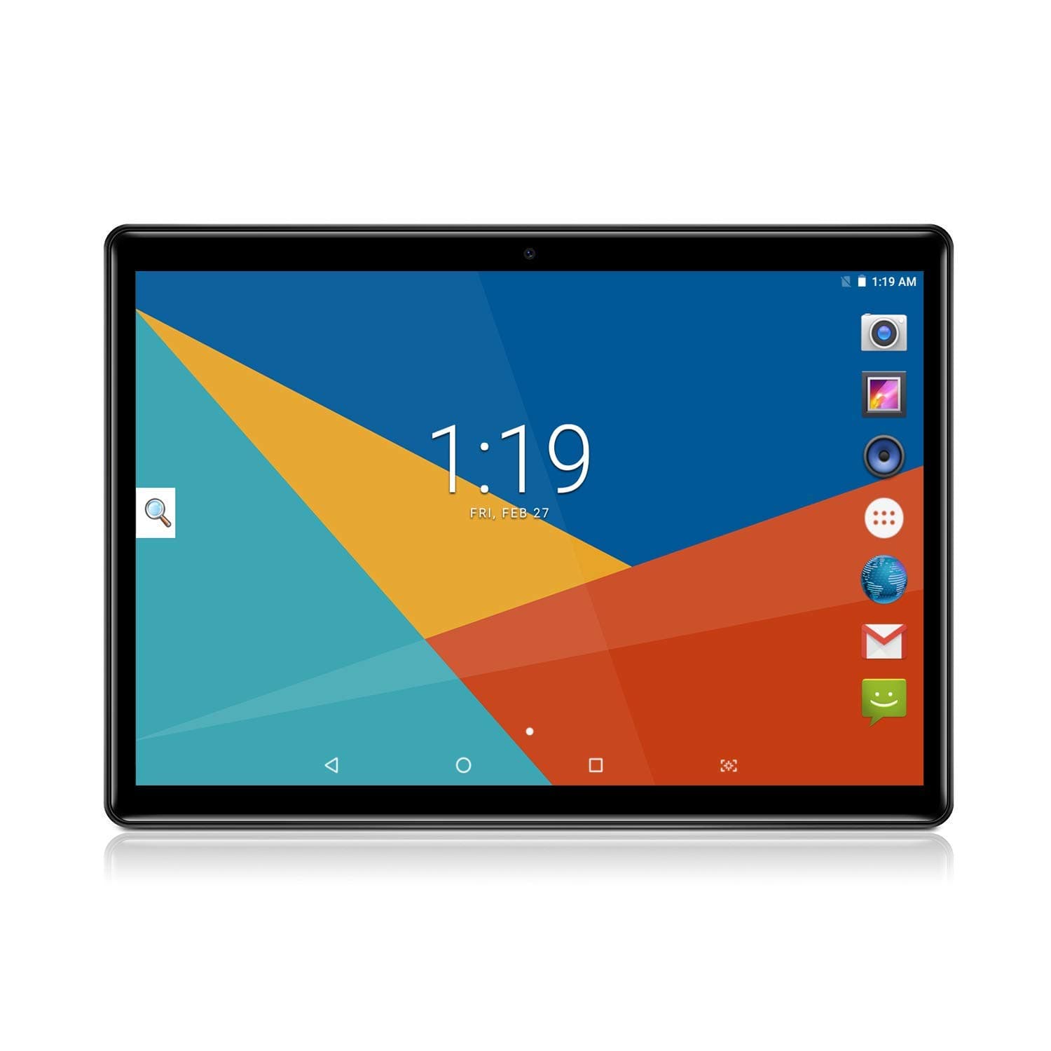 Android Tablet with Dual SIM Card Slots Unlocked 10 inch -10.1" IPS Screen Octa Core 4GB RAM 64GB ROM 3G Phablet with WiFi GPS Bluetooth Netflix (Silver)