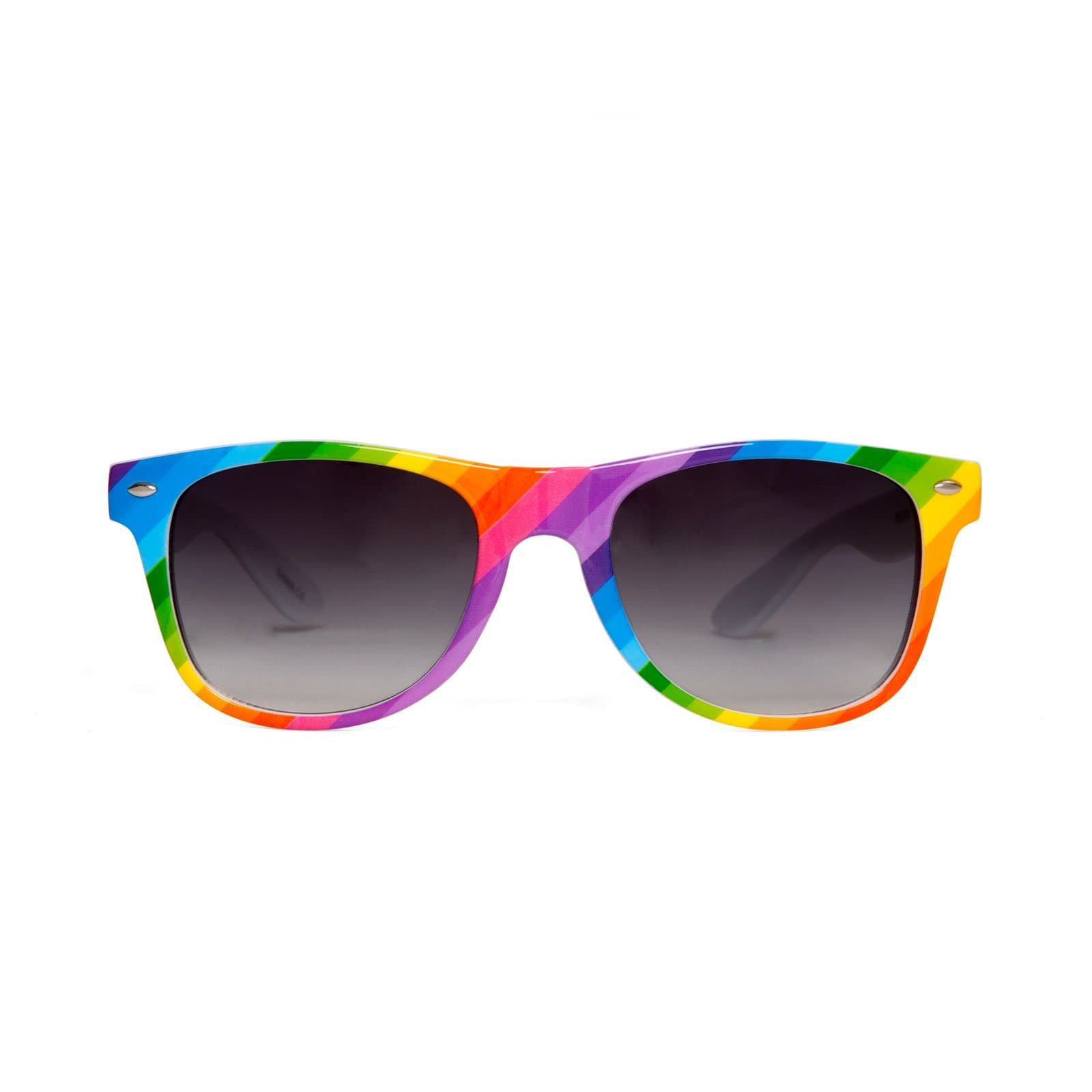 Rainbow Color Rectangle Frame Sunglass
