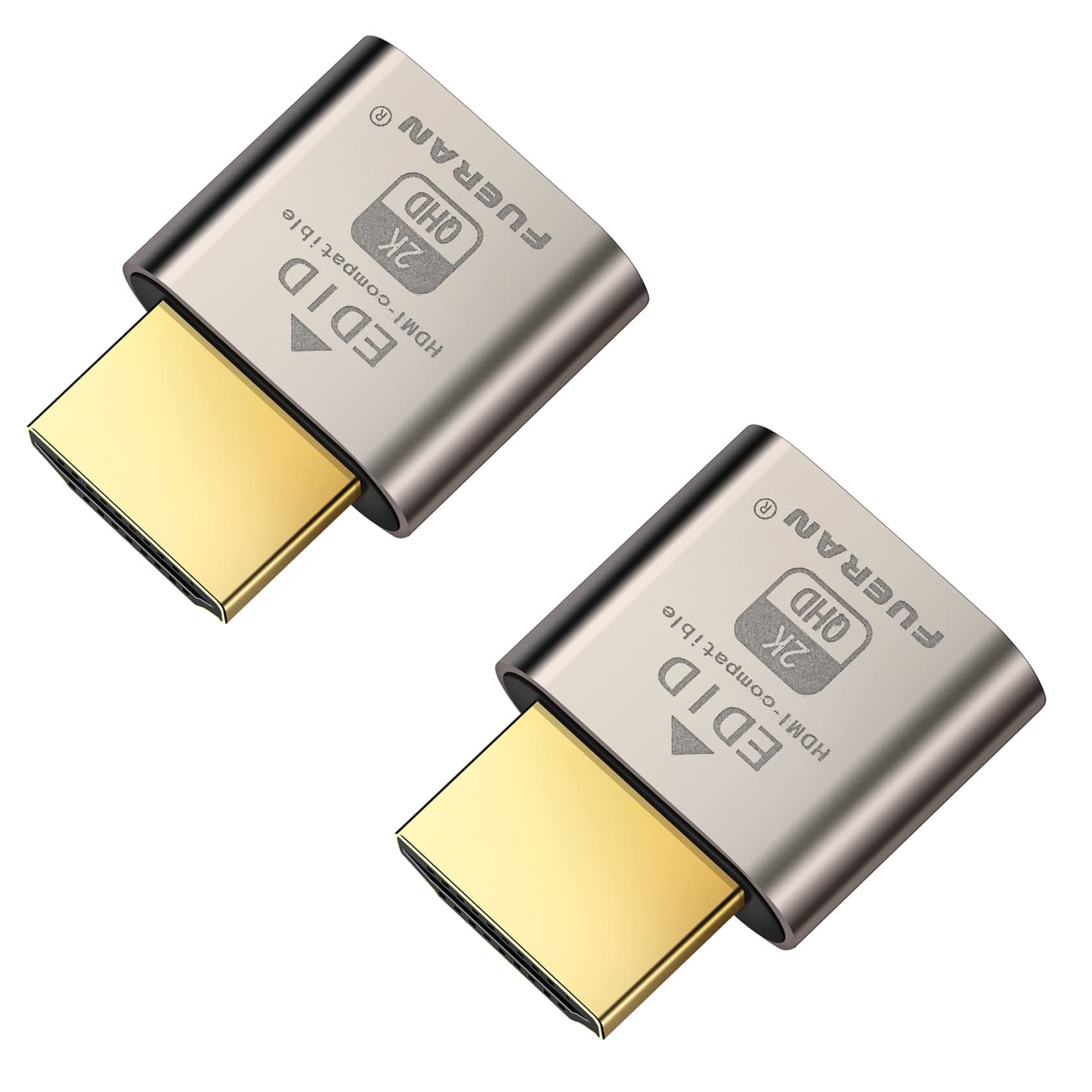 HDMI Dummy Plug,Headless Ghost Display Emulator （Fit Headless-1920x1080 New Generation@60Hz）-2Pack