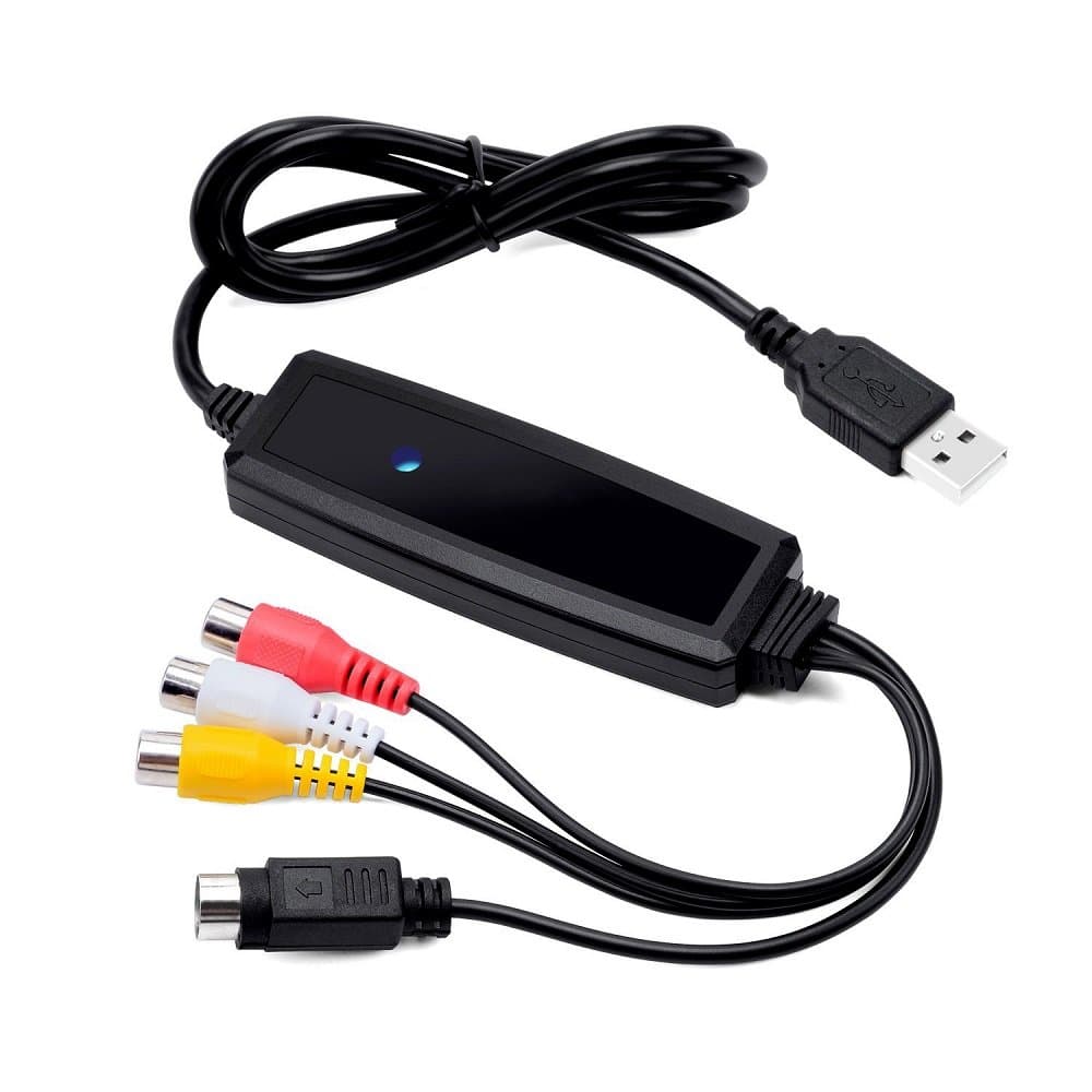 Ruibo Sike USB 2.0 Video Capture Card/VHS to DVD Converter for Mac OS - Video Grabber / VHS Video to Digital Converter( Mac OS Only) - Driver Free