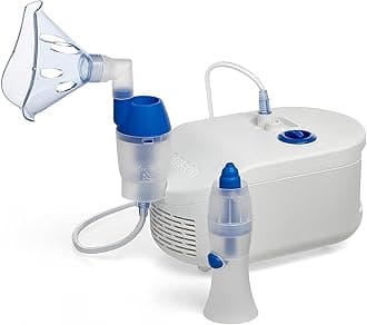 OMRON C102 Total 2-in-1 Nebuliser with Nasal Shower - Comprehensive Respiratory Treatment Device for Both Adults and Children, Effective for Managing Respiratory Conditions