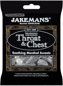 Throat and Chest Menthol Sweets, 100g