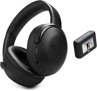 JBL Tour One M3 - Smart Transmitter (World's 1st) Wireless Over Ear Headphones with ANC 2.0, Hi-Res LDAC Audio,Spatial 360 Sound, 8 Mics - Perfect Calls with Crystal AI,70Hrs Playback, Black