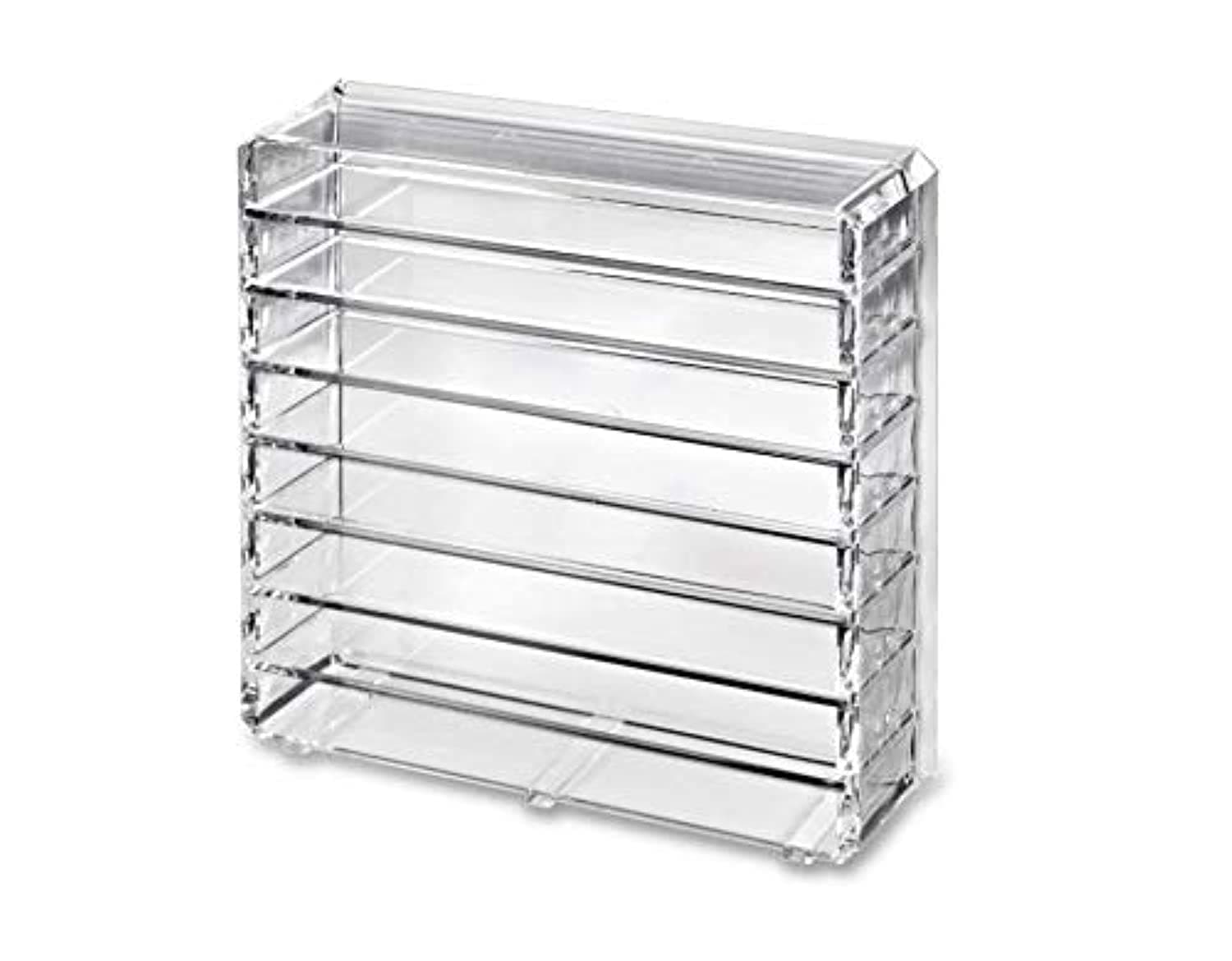 SKEIDO Acrylic Palette Organizer,Multi-layer Clear Cosmetic Tools Desktop Multi-layer Acrylic Storage Box