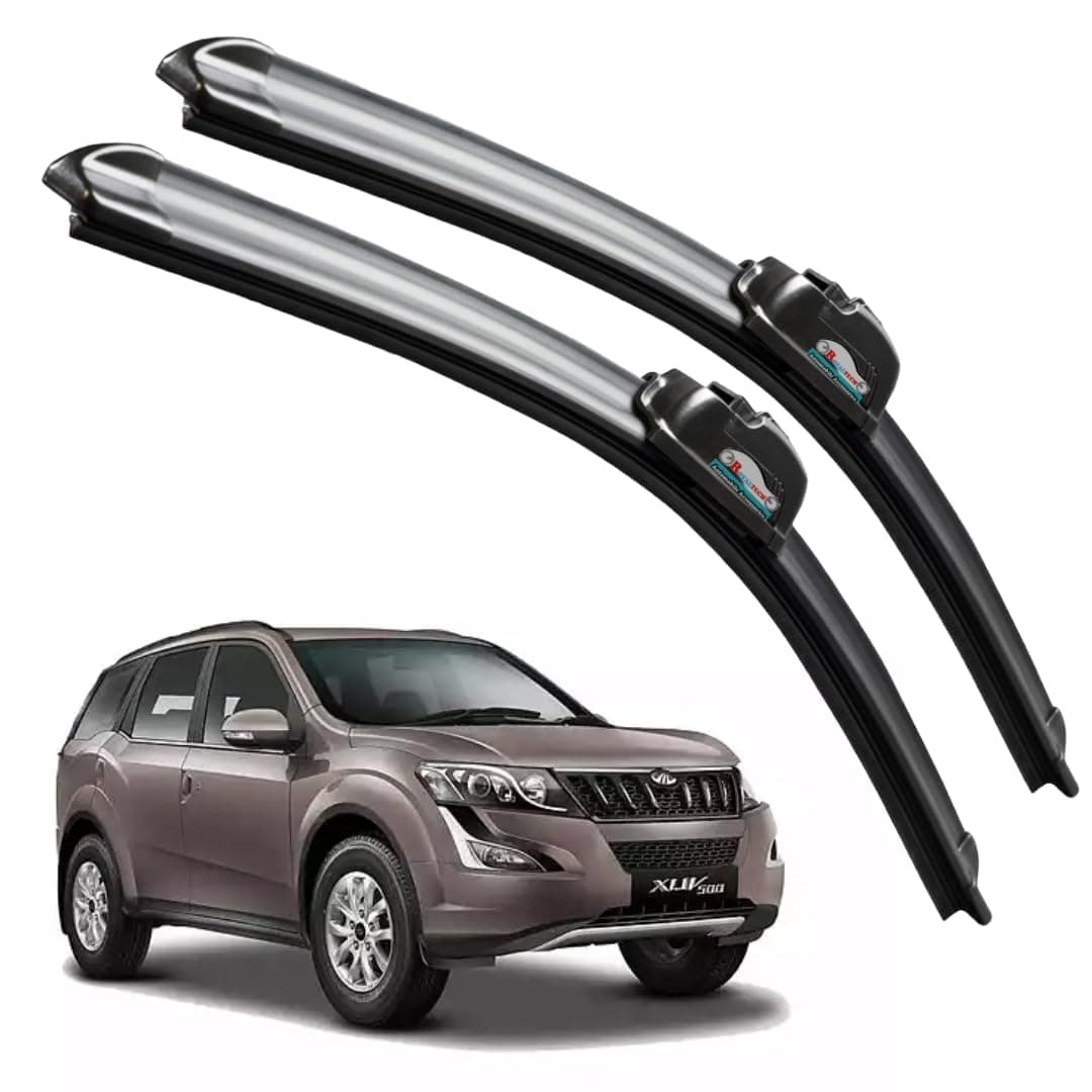 CARNYX Frameless Windshield Wiper Blades, Front Car Wipers Set of 2, Noise-Free, Durable Performance Compatible with (Mahindra XUV 500 (2013-2019) (D-24,P-20))