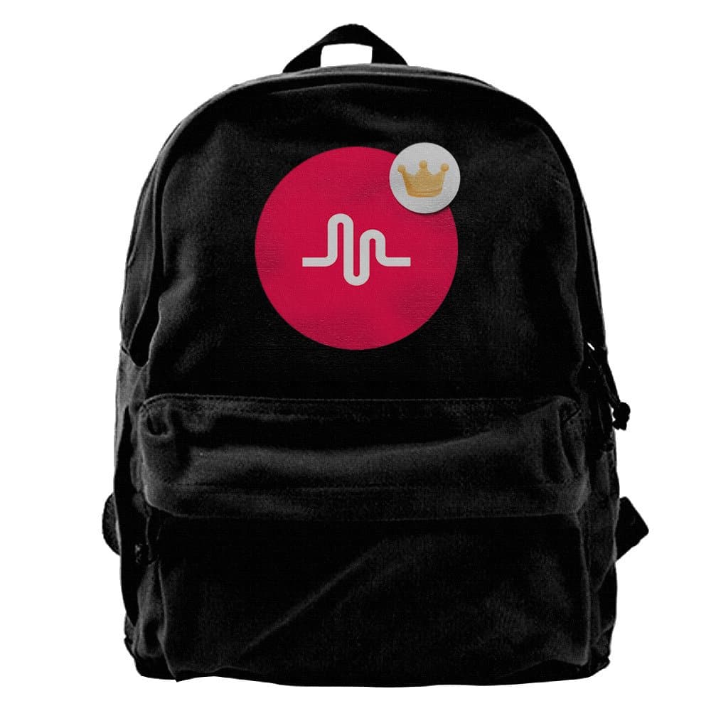 KIHOYG Musical Ly Logo Canvas Backpack