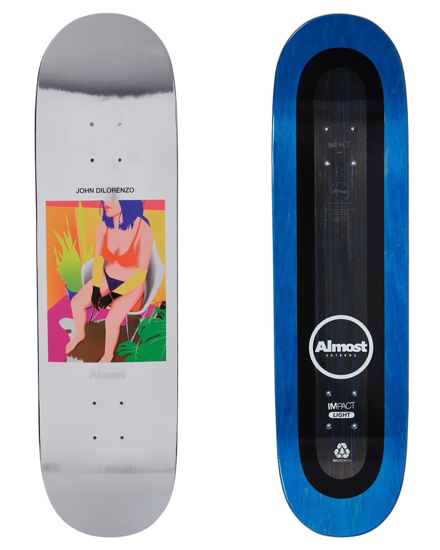 Almost Skateboard Deck Dilo Life Stills Impact Light 8.5" x 32.3"