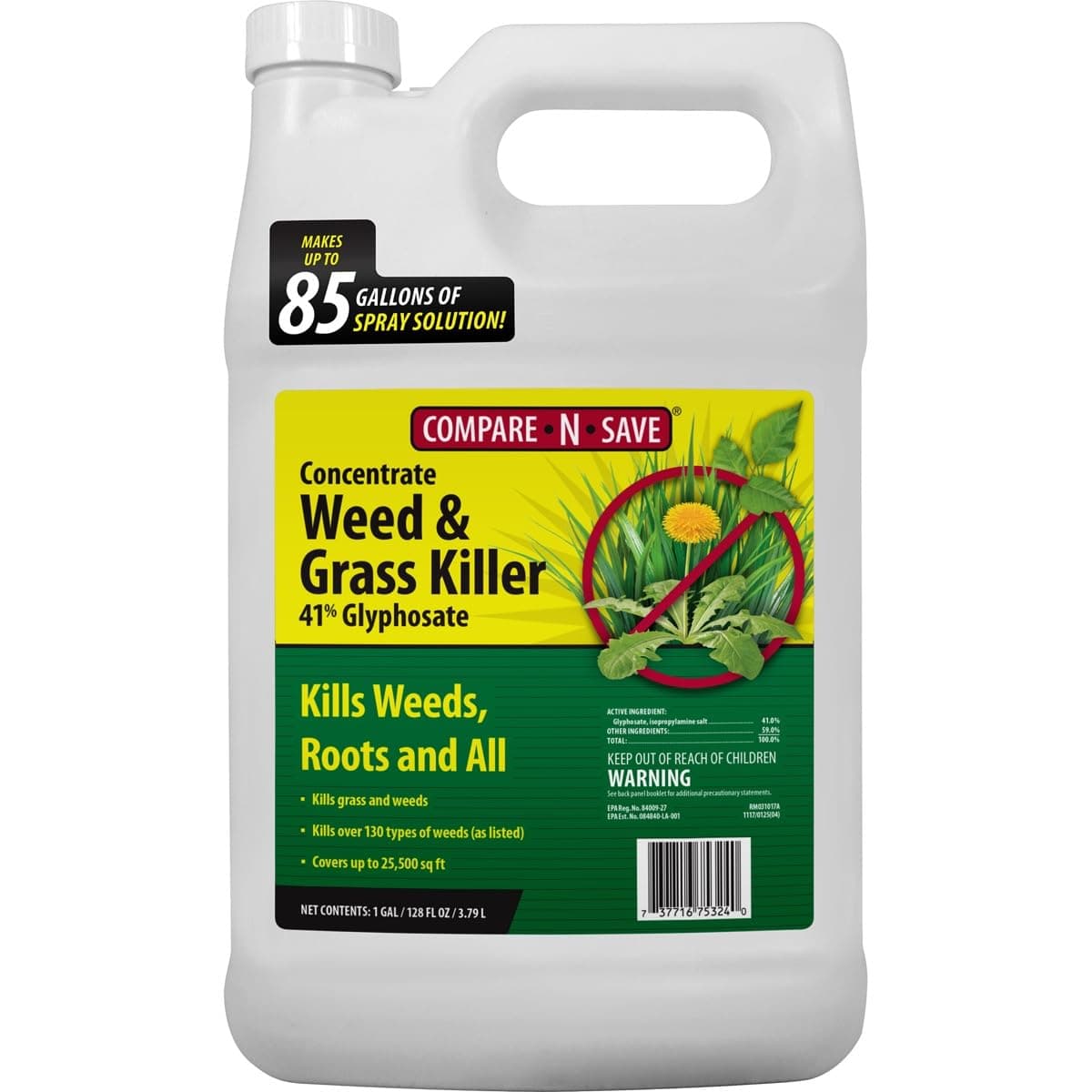 Compare-N-Save 75324 Herbicide, 1-gallon, white
