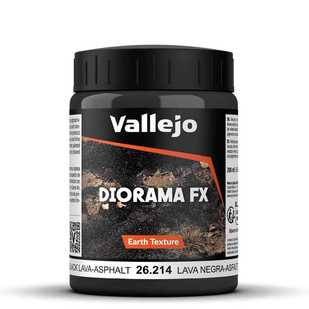 Vallejo Model Color 200 ml Stone Textures - Black Lava