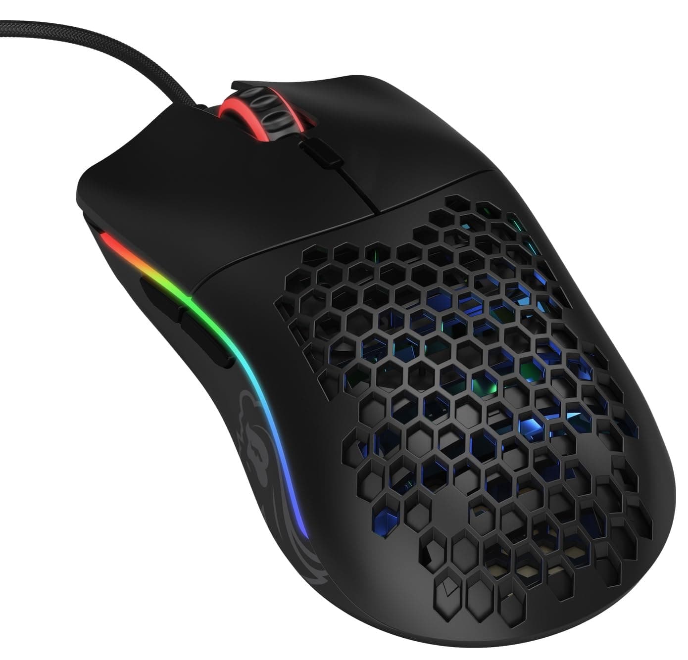Glorious グロリアス モデルo ゲームマウス 有線マウス 軽量 RGB 6個プログラムボタン ハニカム USB Gaming mouse 国内正規品 (58g)