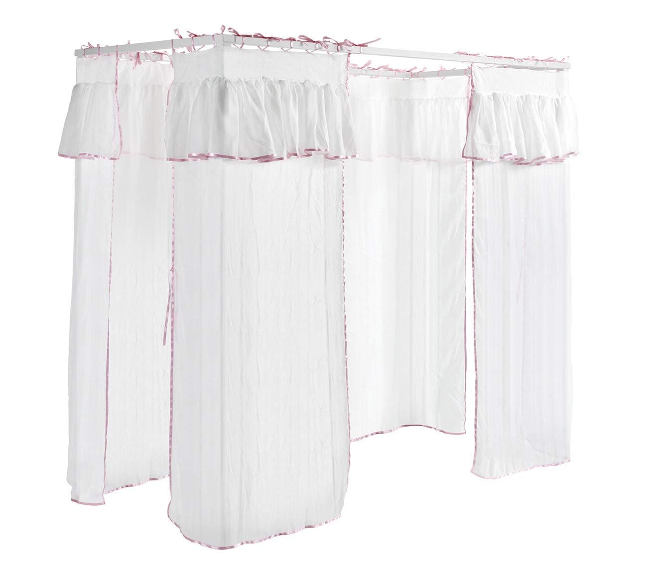 VIPaCK Textilset Amori for Four Poster Bed White