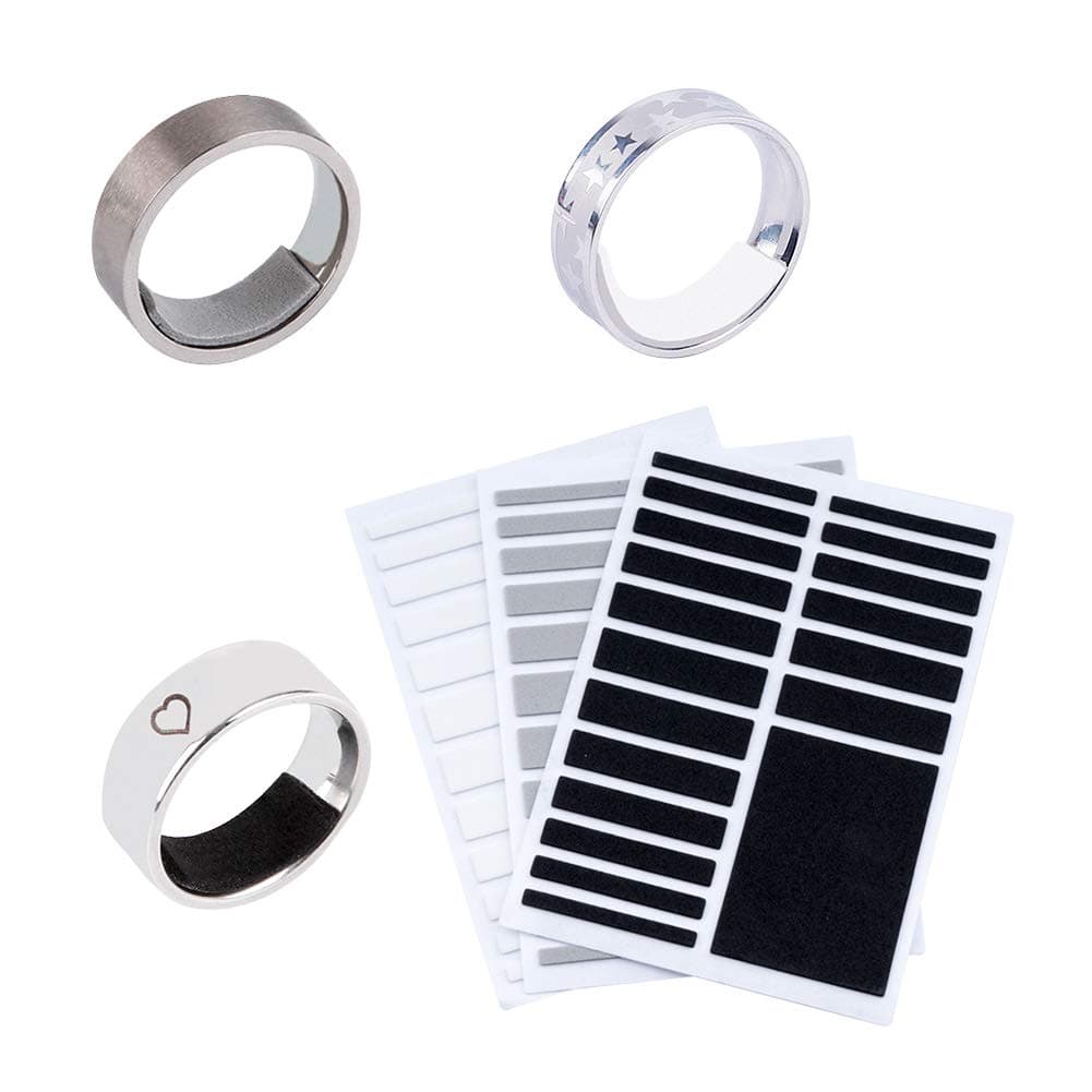 URlighting Invisible Ring Size Adjuster 3 Sheets for Loose Rings - Loose Ring Size Adjuster, Jewelry Guard, Tightener,Spacer, Sizer, Fitter for Fixing Wide Rings