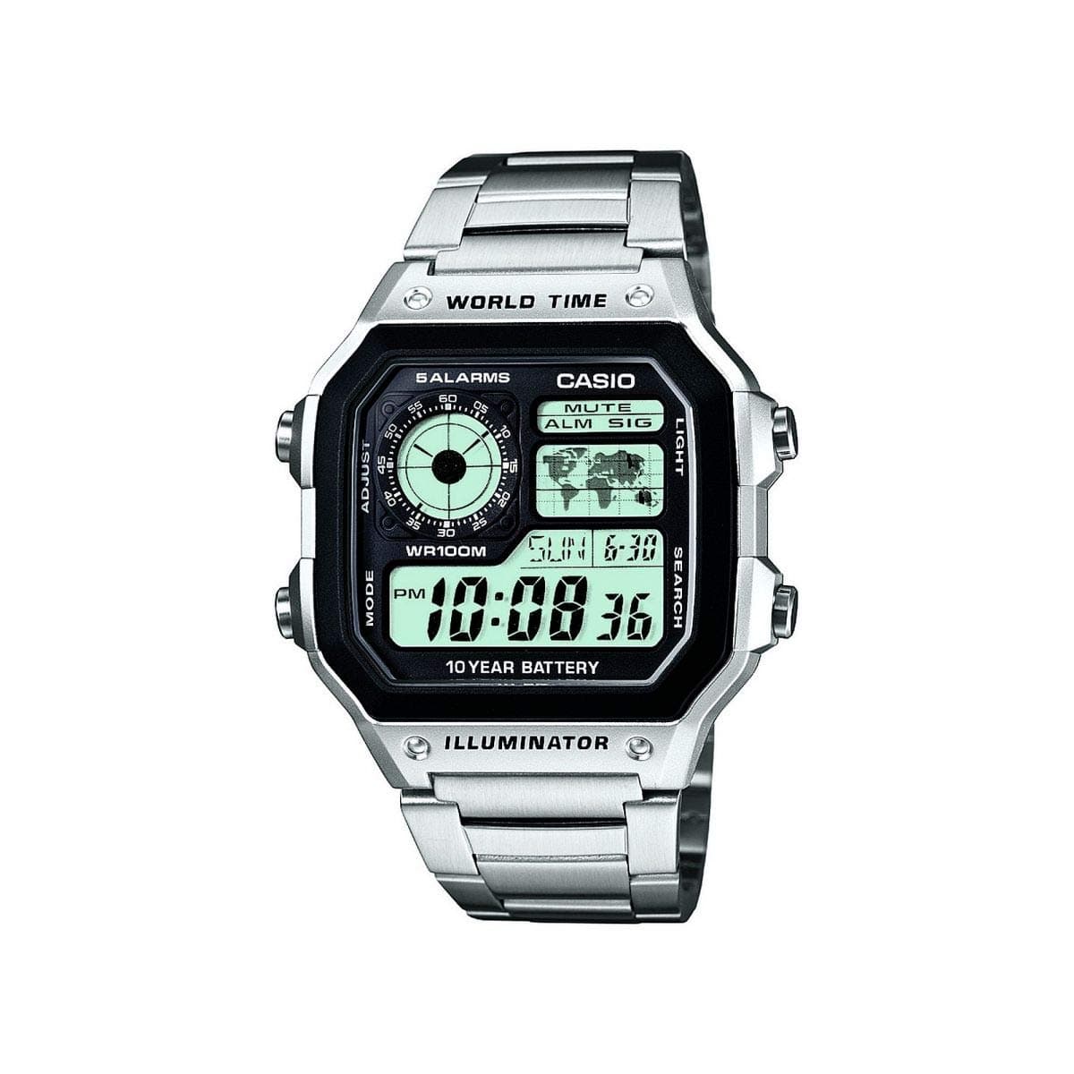 Casio Digital Watch: AE-1200WH Men