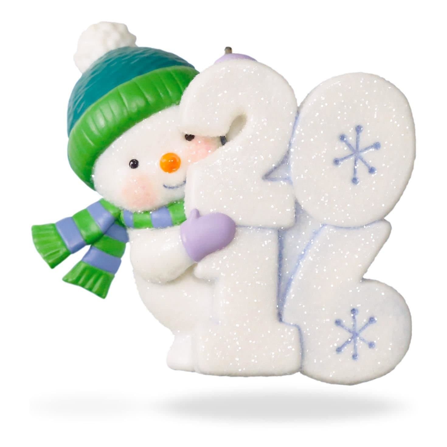 Keepsake 2016 "Frosty Fun Decade #7" Dated Holiday Ornament