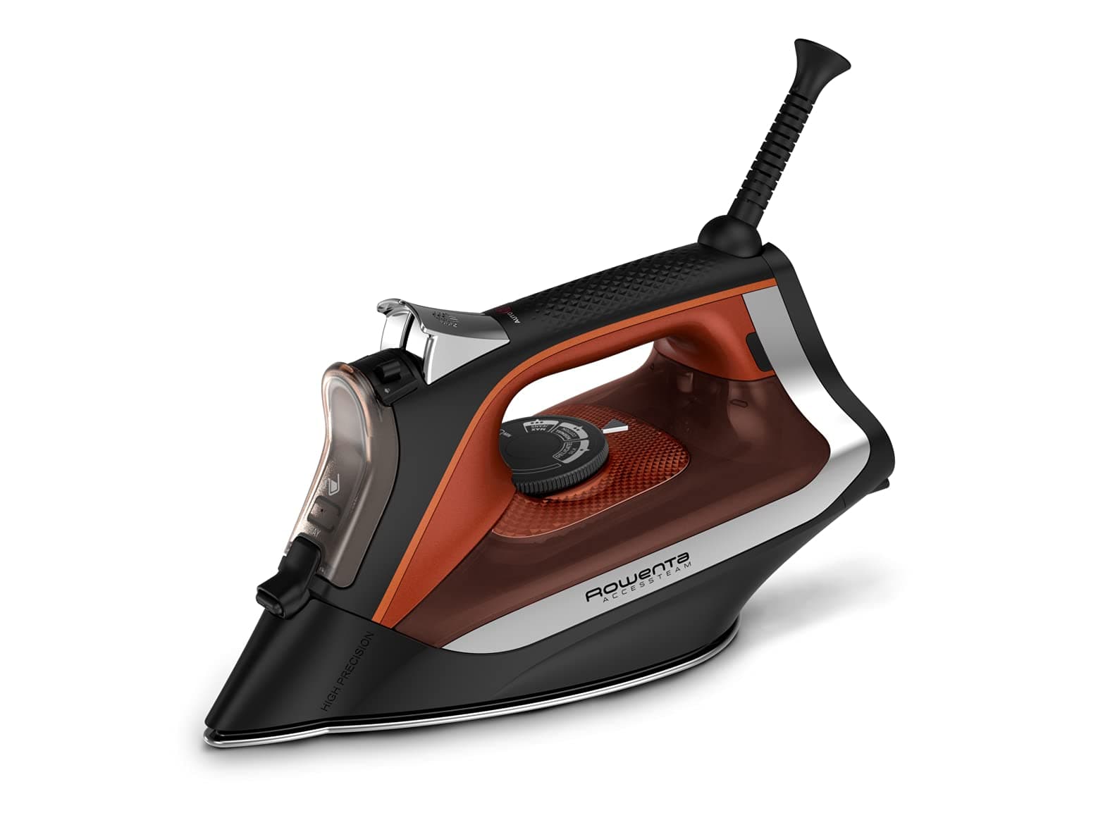 Access Steam Iron, Clothes Iron with Steamer, Vertical Steaming, Maximum Steam Distribution, Anti-Drip Protection, Red