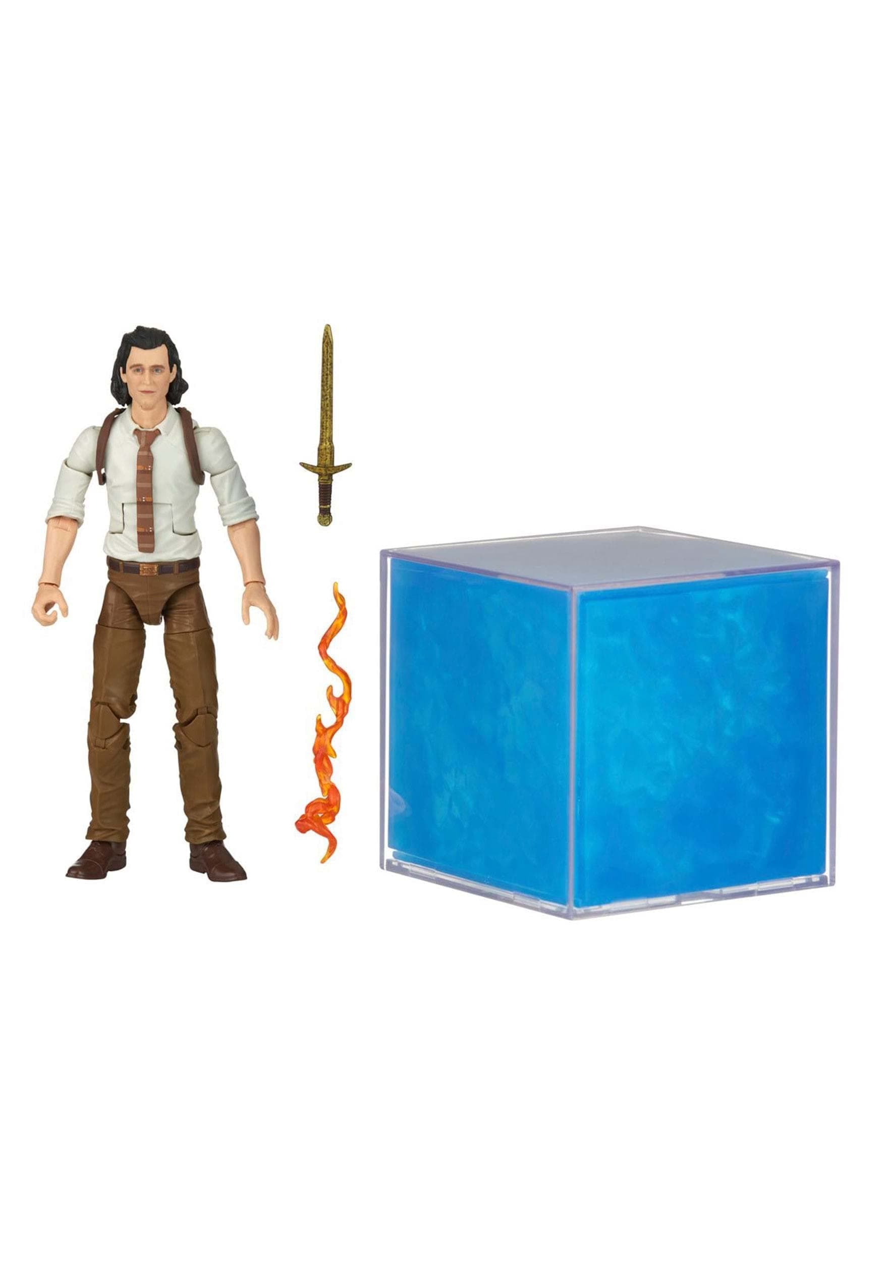 Marvel Legends Tesseract Electronic Role Play Accessory with Light FX, Marvel Studios’ Loki Roleplay Item and Figure