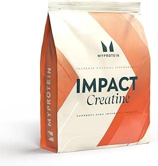 Impact Creatine Monohydrate Powder | 1 kg | Micronised Creatine for Strength, Power & Muscle Growth | 3 g Per Serving | Supports High-Intensity Training & Recovery | Unflavoured