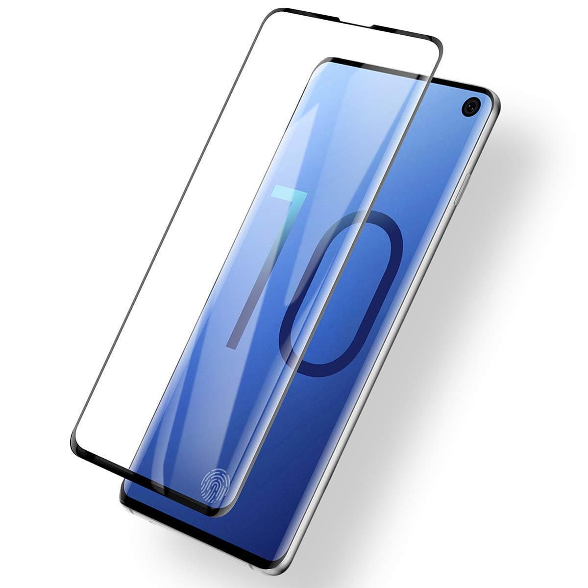 screen protector for Samsung Galaxy S10e edge to edge full coverage 10D tempered glass screen guard film black