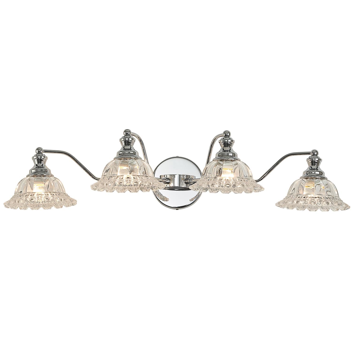 Chrome 4 Light Vanity Light Bathroom Light