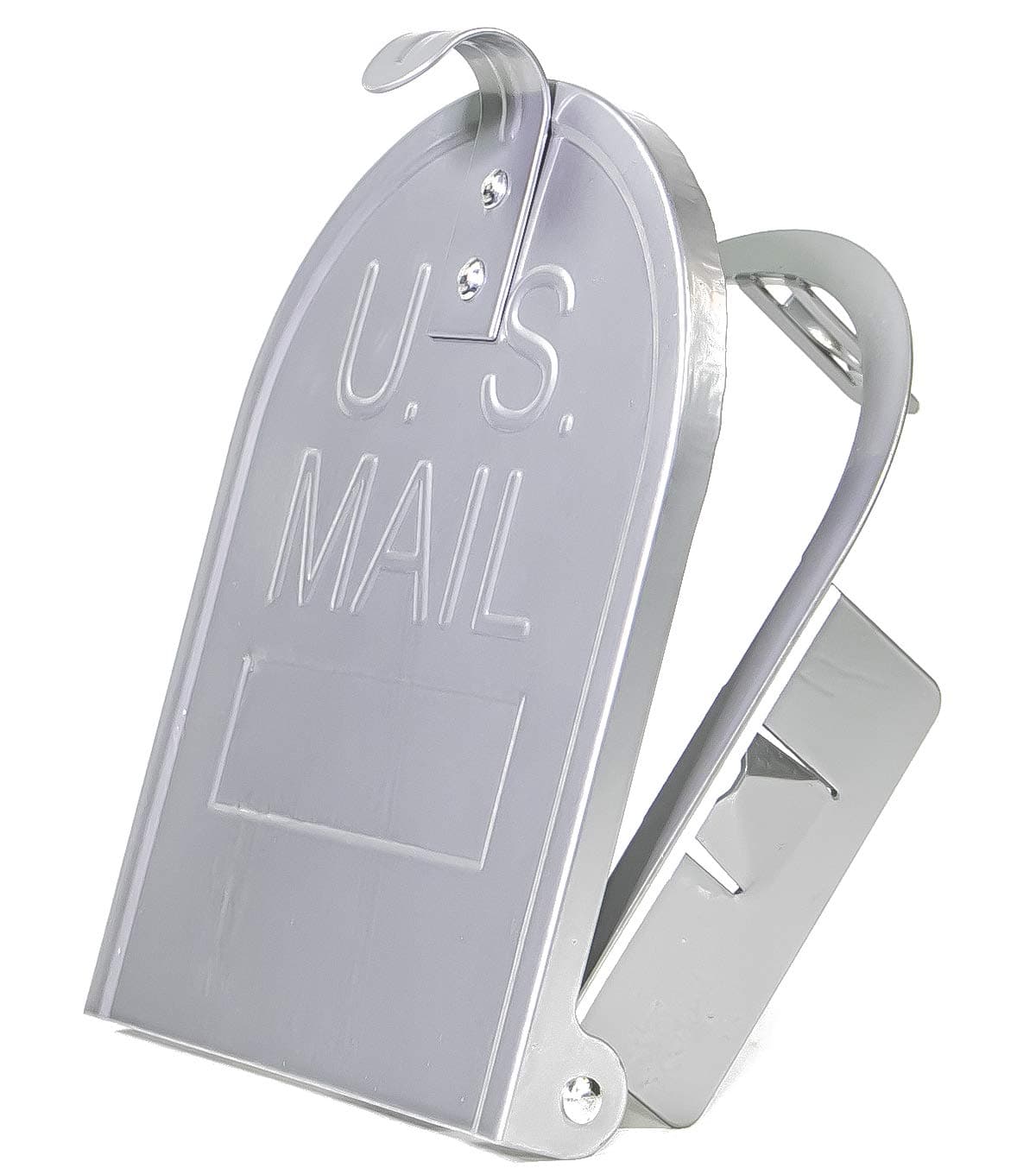 6 1/4 Inch (Width) by 8 Inch (Height) RetroFit "Snap-in" Mailbox Door Replacement - Natural Aluminum
