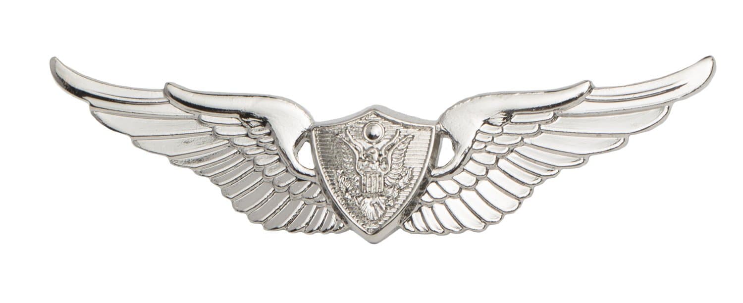 Marlow White Aircrew Badge, Fullsize, US Army