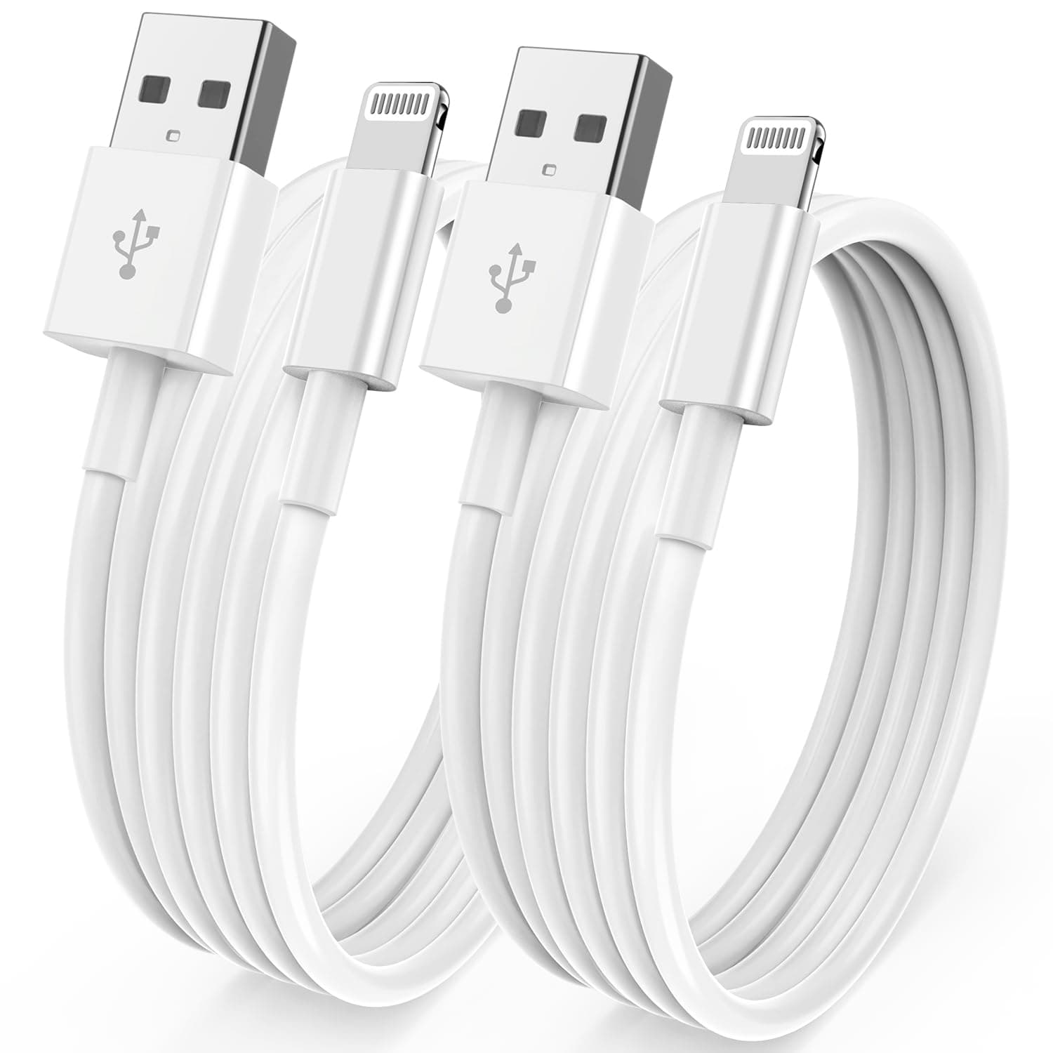 3 Pack[ Apple MFi Certified ] iPhone Charger 3ft, Lightning to USB Cable 3 Feet, Fast Apple Charging Cable Cord 3 Foot for iPhone 14 Pro Max/13 Pro Max/12 Mini /11 Pro/11/XS/XR/8/7/6s/6/5S/iPad/Air.