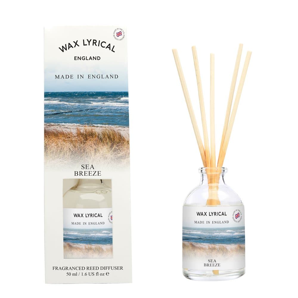 WAX LYRICAL Sea Breeze Diffuser & Its Scented Sticks 50 ml - Made In England