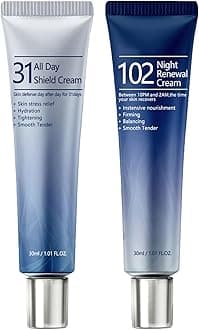 ZCMN 2 Pack All-day & Night Cream for Face - 31 All Day Shield Cream & 102 Night Renewal Cream -Intensive Skin Care All Day and Night Cream Moisturizing & Hydrating