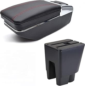 for Toyota Etios Liva. Car Armrest Leather Arm Rest Styling Storage Box Center Console Accessories Decoration Interior Auto Sturdy (Color : 4)