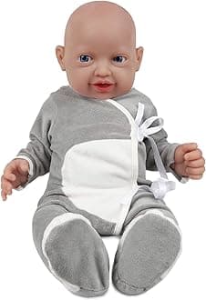 VollenceVollence 18" Full Body Silicone Baby Dolls, Not Vinyl Dolls, Soft Silicone Dolls Full Silicone Baby,Collectible Dolls, Baby Gifts, Teaching Dolls - Boy