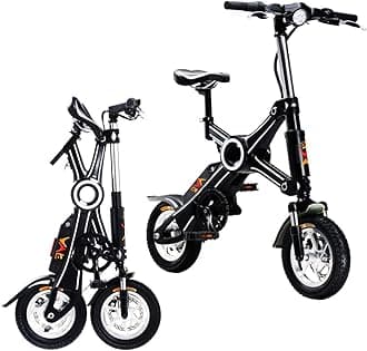 eVA X3 Scissor Folding Adult Electric Bike | 12” Wheels | 30KM/hr | Removable Japanese 36V LI-ION Battery Pack | Pedal-Assisted System (PAS) | Remote Control | Exceptional Pick-up & Performance
