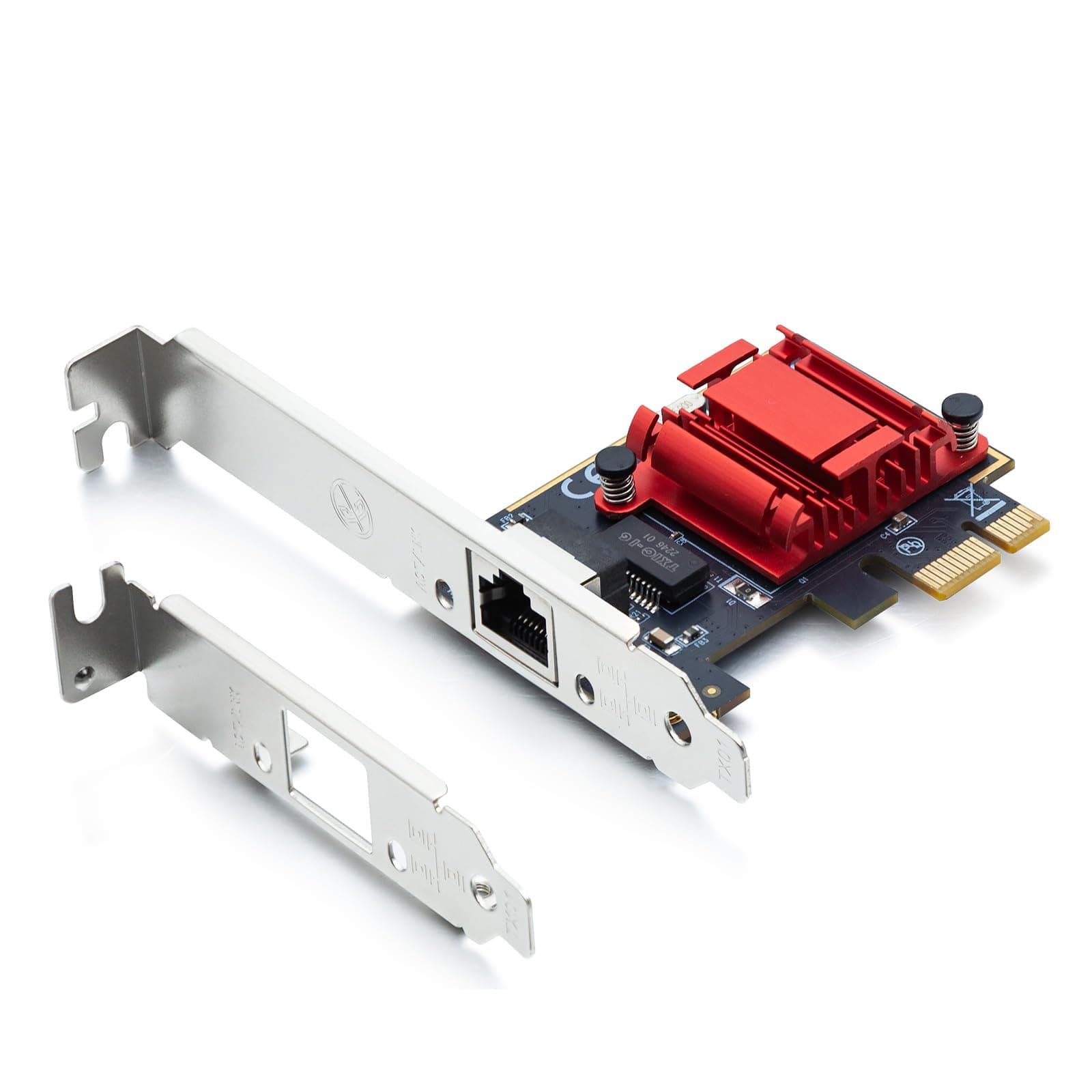 10/100/1000Mbps Gigabit Ethernet PCI Express NIC Network Card with Intel I210 Chip, Ethernet Server Converged Network Adapter, Single RJ45 Port, PCI Express 2.1 X1, Compare to Intel I210-T1