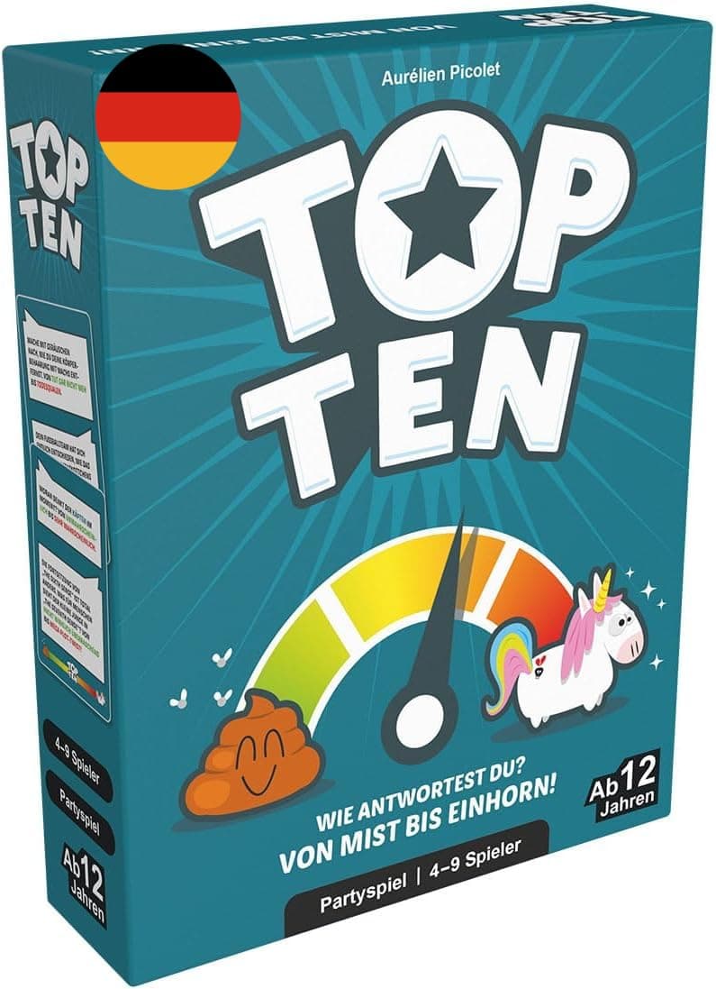 Asmodee Cocktail Games | Top Ten | Party Game | Nominated for Game of the Year 2022 | 4-9 Players | From 12+ Years | 30 Minutes | German