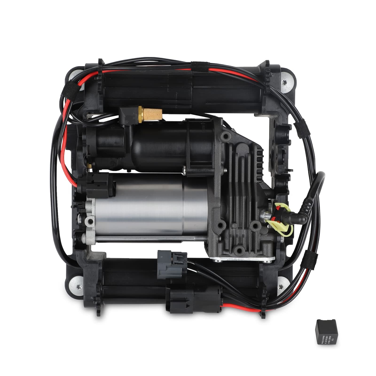 Air Suspension Compressor Pump with Bracket Compatible with Rang Rover L322 949-920 LR041777 RQG500100 P-2646