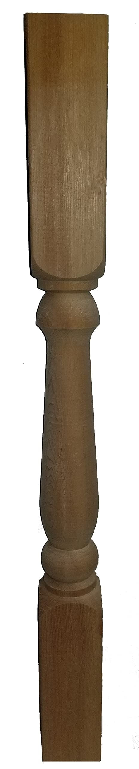 Hemlock Wood Baluster Spindle Colonial (2" X 2" X 18") (Actual 1 5/8" X 1 5/8" X 18") 10 Per Box
