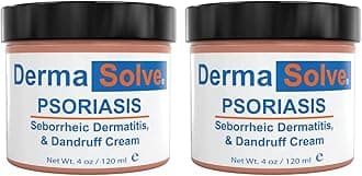 Extra Strength Psoriasis Cream (2 Pack) - Seborrheic Dermatitis & Dandruff Lotion - Advanced Moisturizing Relief Formulated to Treat Itchy Flakey Inflamed Skin and Prevent Future Flares - 4.0 oz ea.