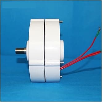 1000W 2000W 3000W 12V 24V 48V Low Speed Permanent Magnet Generator Household Motor DIY Wind Tur-Bine 1KW 2KW 3KW for Home, Farm, RVs, Boats(No Base,Double Shaft_48V_1000W)