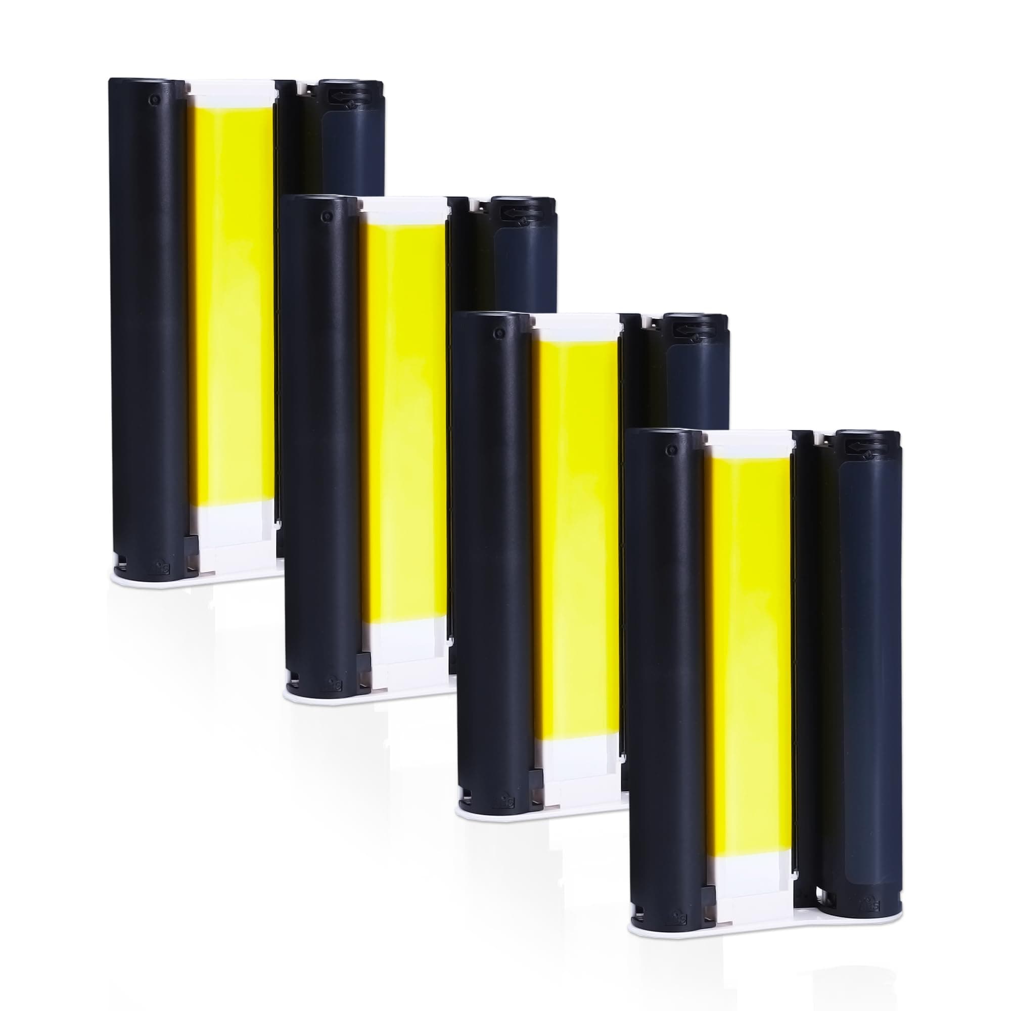 4 Pack Compatible Ink Cartridge Replace for Canon Selphy KP-108IN KP108 Color Ink Cassette 4x6 Inch for Selphy CP1500 CP1200 CP1300 CP910 CP900 Printer (Without Paper)