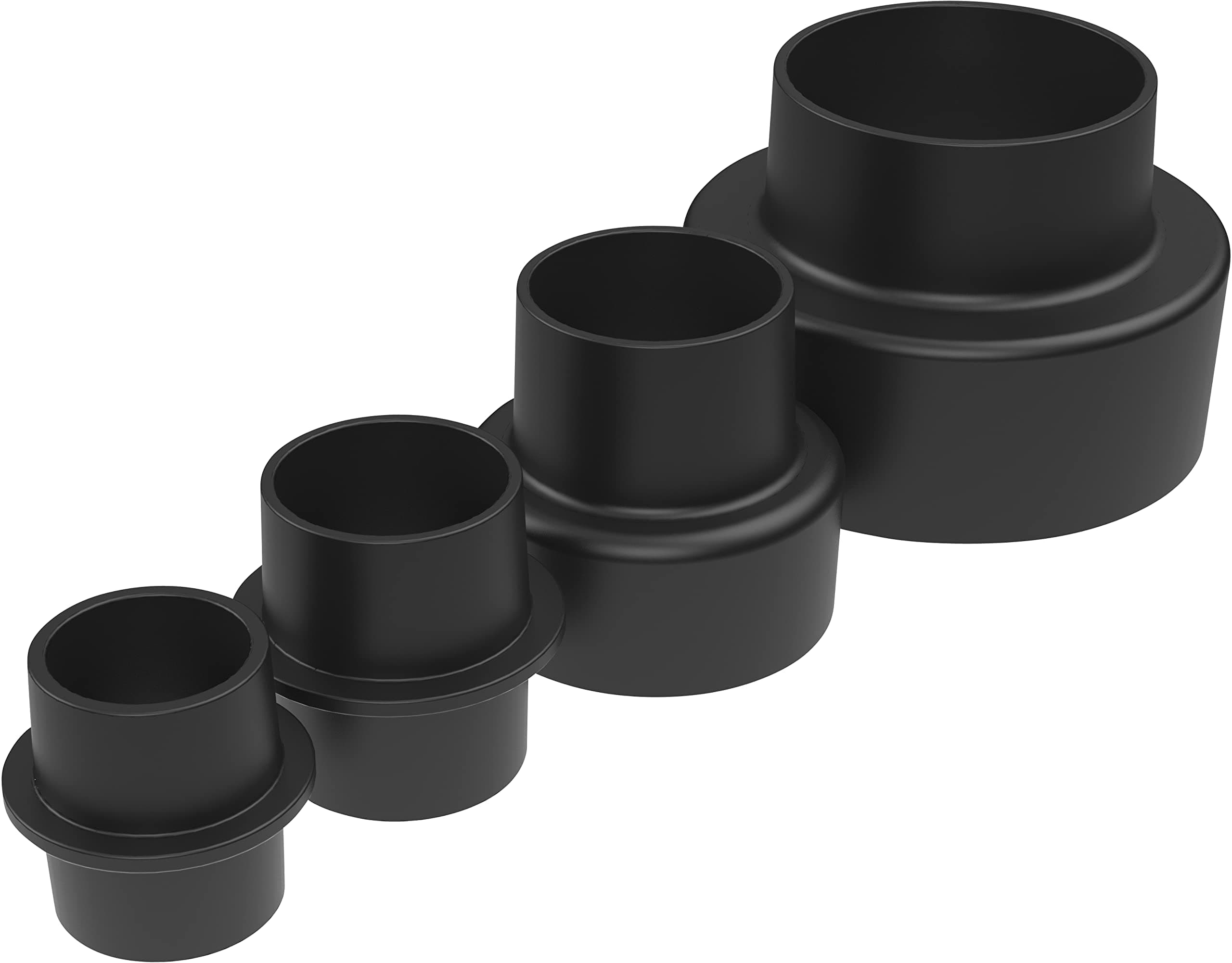 Güde 55171 Adaptor Set for Extraction System 100-28 4-Piece Suitable for Güde #55136 Extraction System GAA 50, Güde #55137 Extraction System GAA 65 and Güde #55442 Extraction System GAA 65.1.1 Black