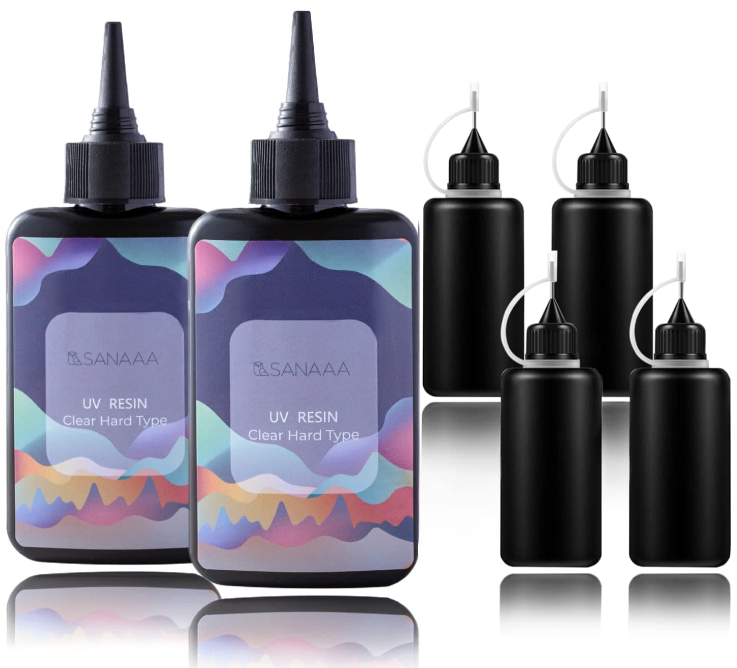 200ml resin with 4 Precision Tip Applicator Bottles