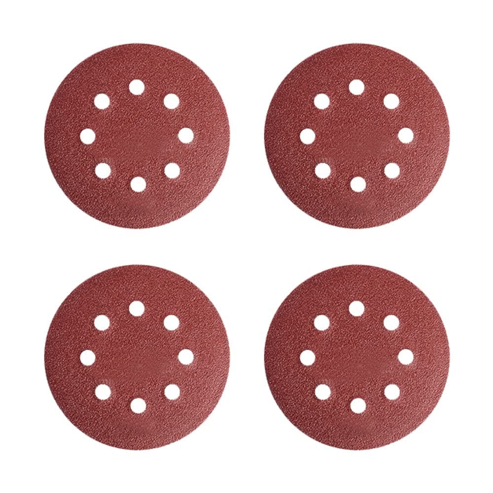 KHADIJA 7-Inches Round Sanding Disc Hook and Loop Sand Paper in Bulk for Orbital Sander (220 GRIT, 50Pcs)