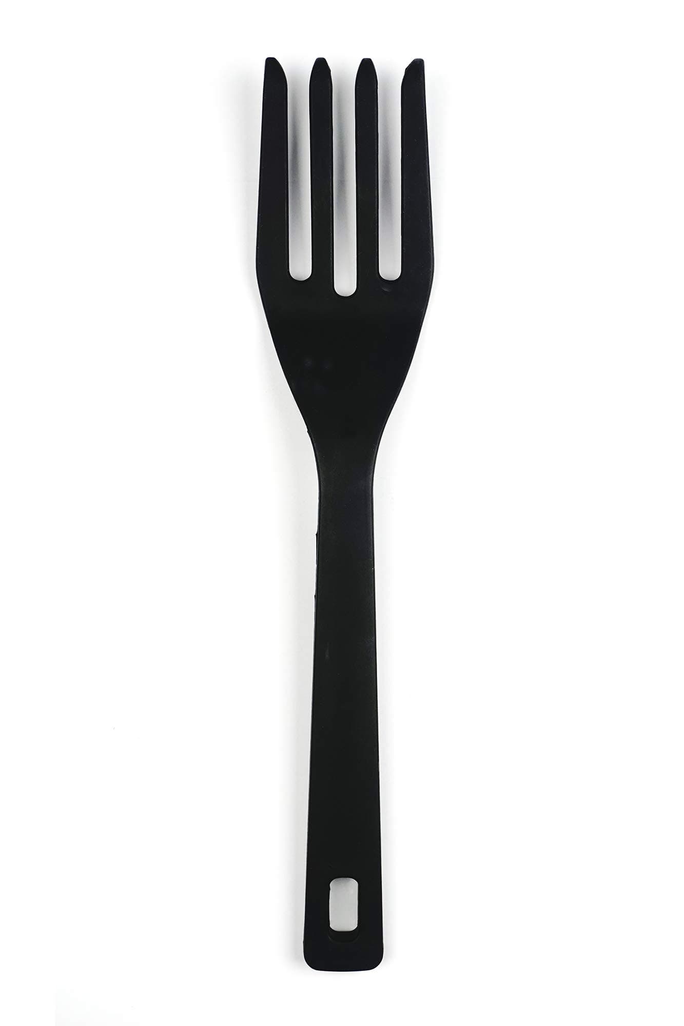 8031 Dishwasher Safe Silicone Kitchen, Stainless Steel, Black