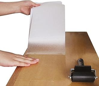 Non Slip Stair Treads 4" x 24", 15 Pack Pre-Cut Transparent Anti Slip Strips, Waterproof and High Viscosity, Adds Non Slip Traction to Pools, Floor, Bathtub, Bathroom