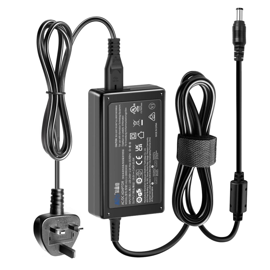 Power Supply for Intel NUC 9 8 7 6 5 FSP065-10AABA NUC7i7BNH NUC7i5BNH NUC7i5BNK NUC6CAYS NUC6CAYH BOXNUC6CAYH NUC6i3SYH BOXNUC6I3SYH 65W DC19V 3.42A 3A 2.1A 1.58A Mini PC Charger AC Adapter Cable