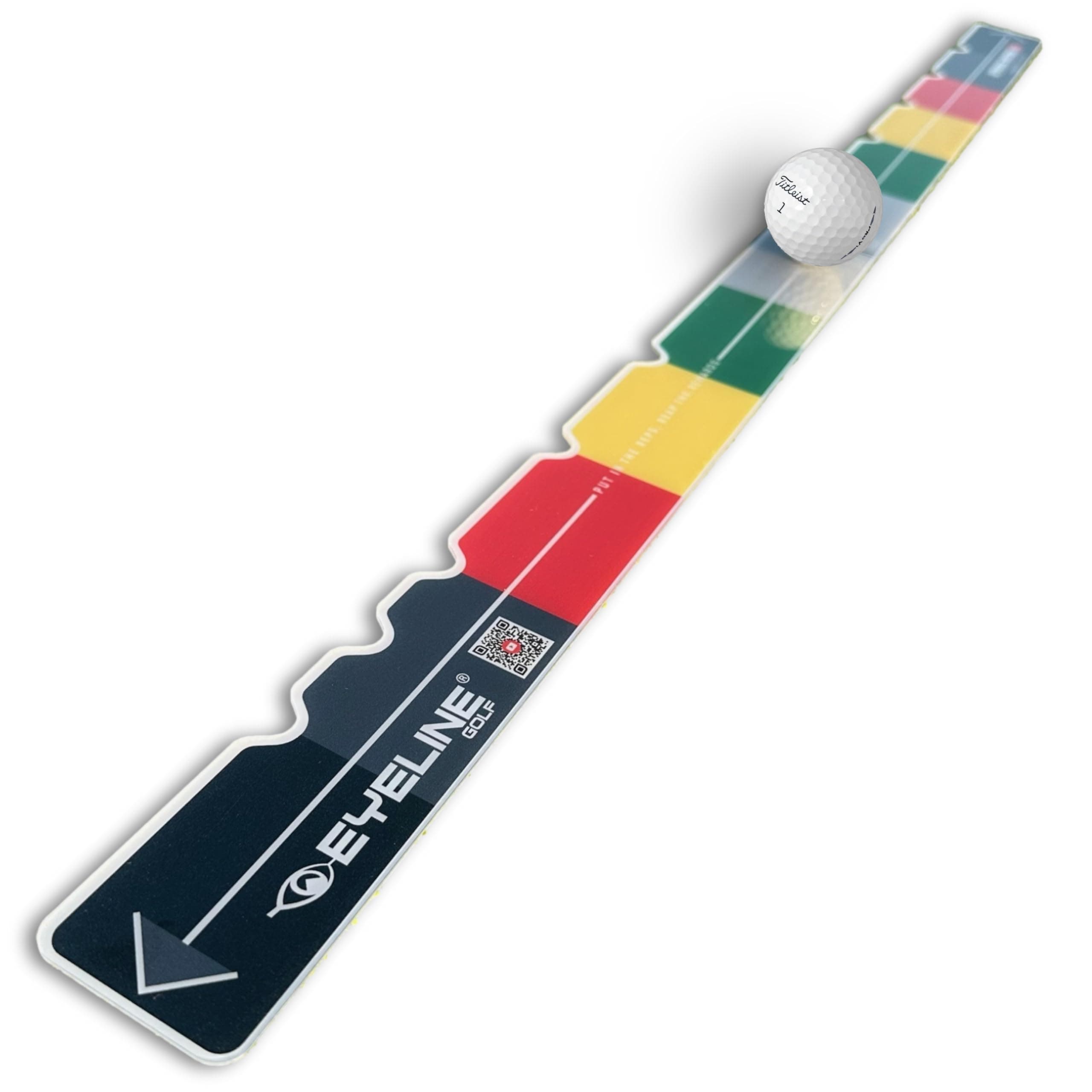 Stroke Meter 2.0 – Putting Aid for Stroke Length, Speed, and Distance Control – Indoor & Outdoor Golf Training Tool for Balanced, Repeatable Putting Stroke – Visual Feedback for Practice
