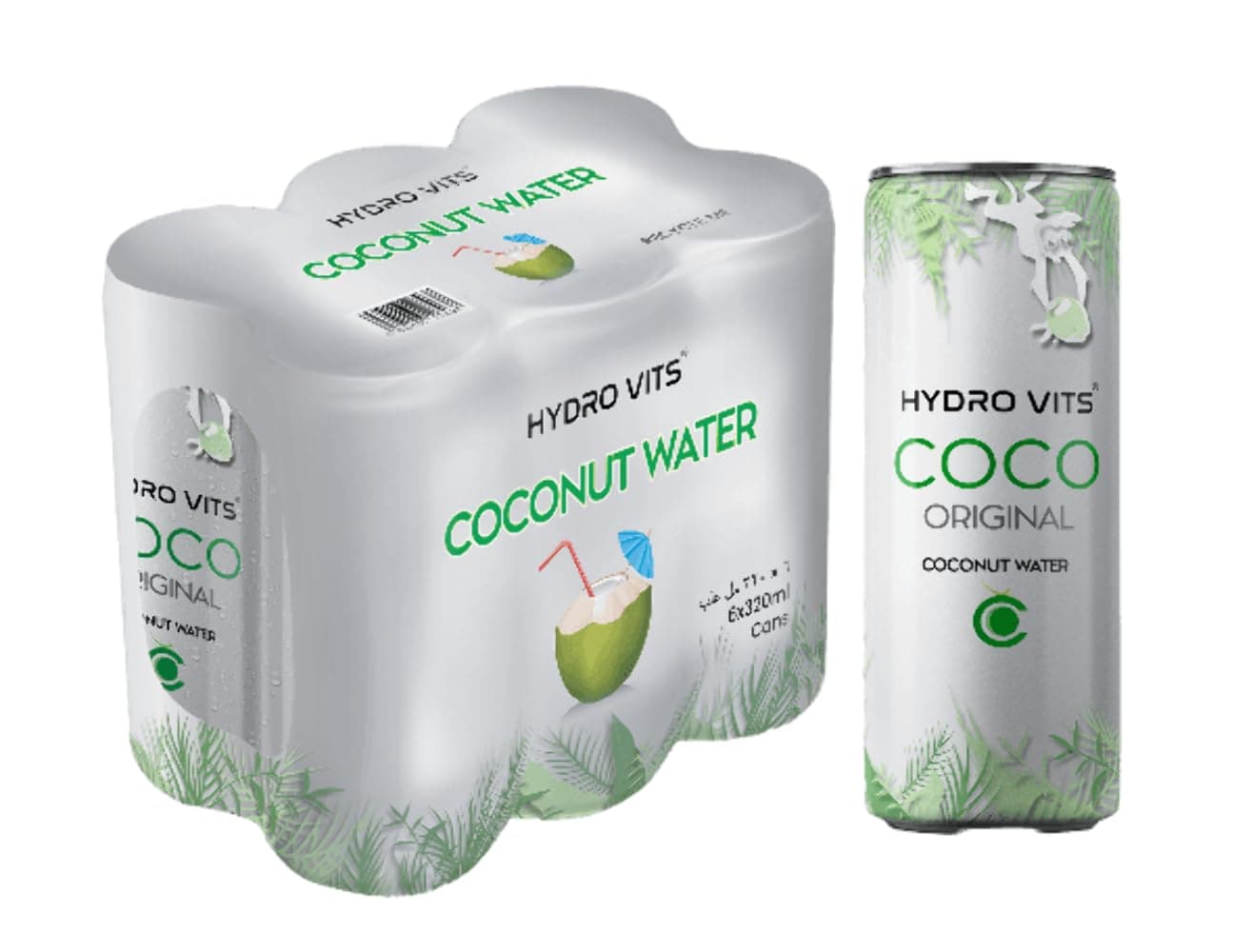 Hydro Vits Coconut Water 6 x 320ml Case Case